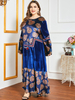  Lady Burka Modern Thobe Islamic Clothing Dubai Plus Size Burqa Modest Women Arabic Fashion Jilbab Kaftan 2022 Jalabiya Muslim Maxi Dress Abaya