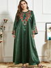  Vêtements Dubai Borka Vetement Femme Prayer Clothes Women Turkish Robe Femme Musulman Modest Embroidery Kebaya Maleisie Islamic Clothing Maxi Dress Abaya