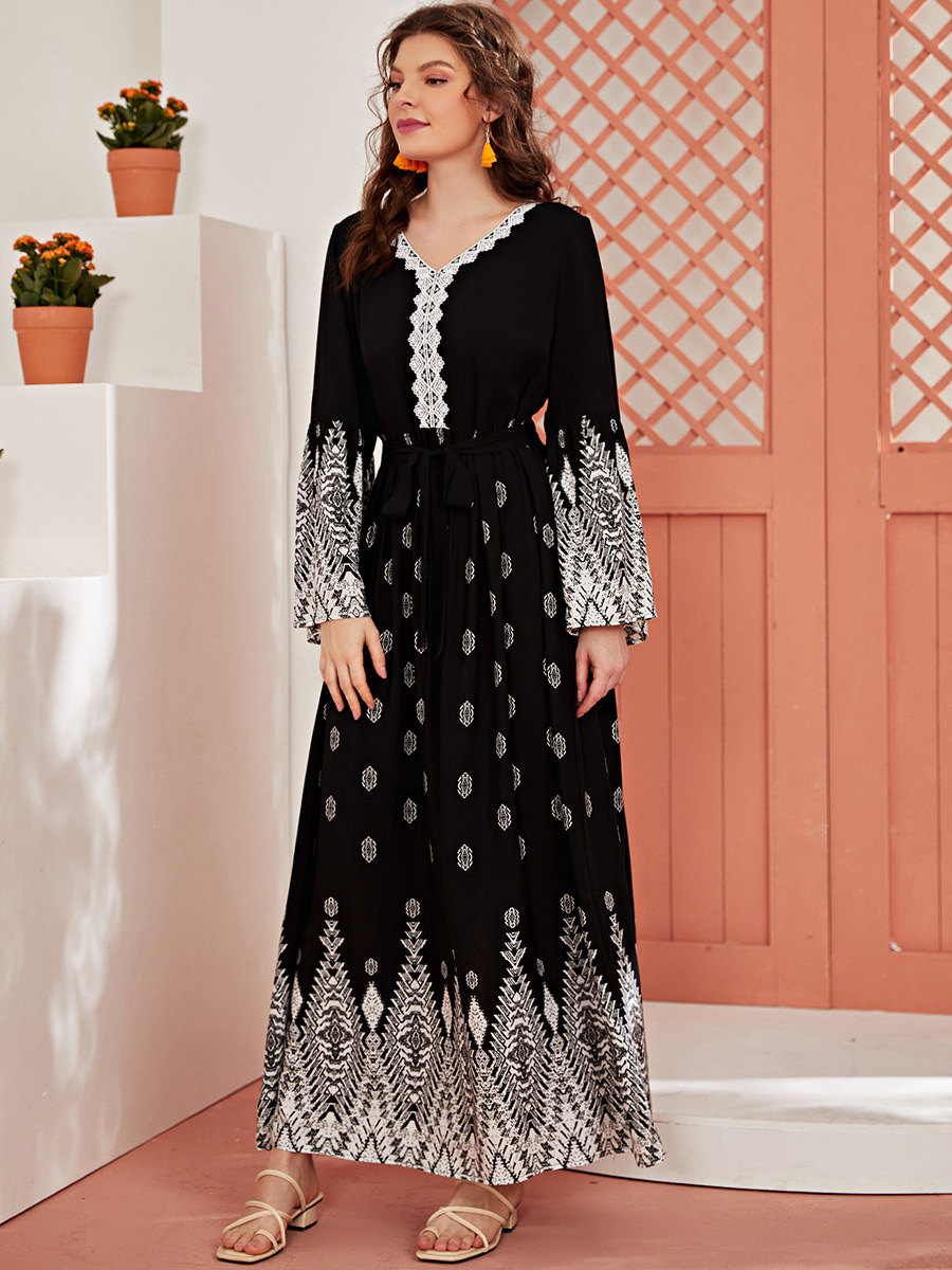  Burqa Dubai Femme Fashion Muslim Turkish Kaftan Arabic Musulmane Vetements Modest Modern Islamic Clothing Plus Size Women Hijabi Burka 2022 Maxi Dress Abaya