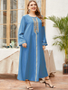  Muslim Femme Hijabi 2022 Arabic Kaftan Turkish Plus Size Vetements Burqa Modest Fashion Burka Women Modern Dubai Musulmane Islamic Clothing Maxi Dress Abaya