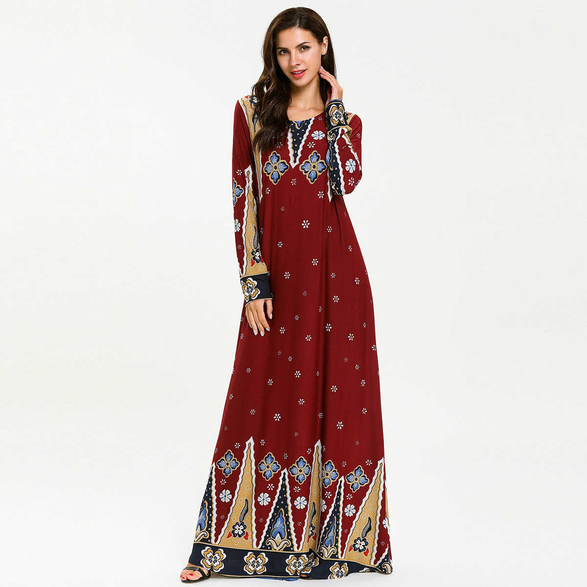  Dubai Vetements Burka Burqa Femme Islamic Clothing Modest Modern Hijabi Plus Size Muslim 2022 Arabic Fashion Musulmane Kaftan Turkish Women Maxi Dress Abaya
