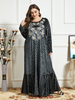  2022 Muslim Modest Arabic Turkish Kaftan Dubai Burka Hijabi Fashion Musulmane Women Modern Burqa Vetements Plus Size Islamic Clothing Femme Maxi Dress Abaya