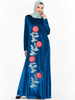  2022 Islamic Clothing Turkish Burka Dubai Hijabi Fashion Modern Musulmane Muslim Arabic Vetements Burqa Kaftan Women Femme Modest Maxi Dress Abaya