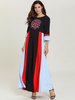  Women Kebaya Maleisie Islamic Clothing Embroidery Dubai Turkish Borka Vêtements Robe Femme Musulman Vetement Femme Prayer Clothes Modest Maxi Dress Abaya