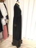2022 Muslim Arabian Sequin Round Neck Loose Long Sleeve Women's Long Skirt