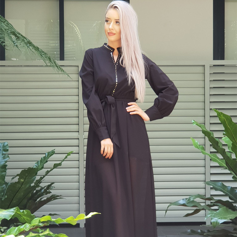 Arabic Islamic Robe New Design Malaysia 2022 Casual Salwar Kameez Women Modern Design Abaya