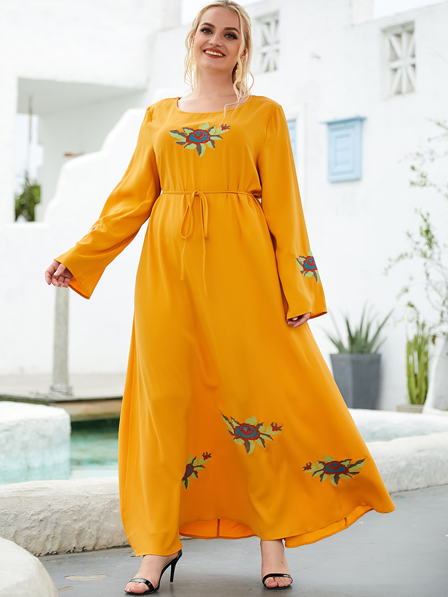  Fashion Women Turkish Burqa Fabric Muslim Dresses Cotton Modest Islamic Clothing Hijabi Burka Borka Dubai Femme Kaftan Vetements Turkish Musulmane Maxi Dress Abaya