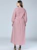  Dubai Turkish Kaftan Muslim Dresses Femme Fashion Women Cotton Fabric Hijabi Burqa Musulmane Islamic Clothing Burka Vetements Modest Turkish Borka Maxi Dress Abaya