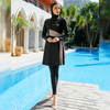 Plus Size Modest Wholesale Swimwear Muslim Lady Islamic Women's Swimsuits Full Cover Beach Burkini