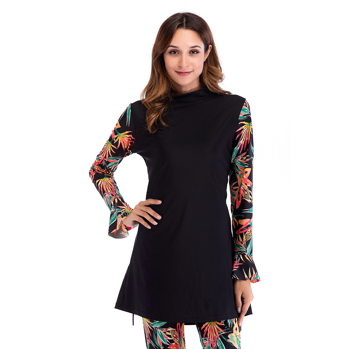 Plus Size Modest Muslim Islamic Fashion Women's Lady Wholesale Swimwear Burkini