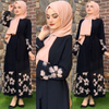  Arab Kimono Morocco Burka Islamic Clothing Kaftan Turkish Modest Fashion Dubai 2022 Jalabiya Muslim Robe Women Maxi Dress Open Abaya