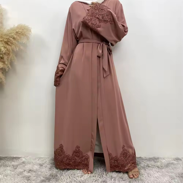 SIPO Custom premium casual abaya islamique femme latest simple abaya designs lace abaya