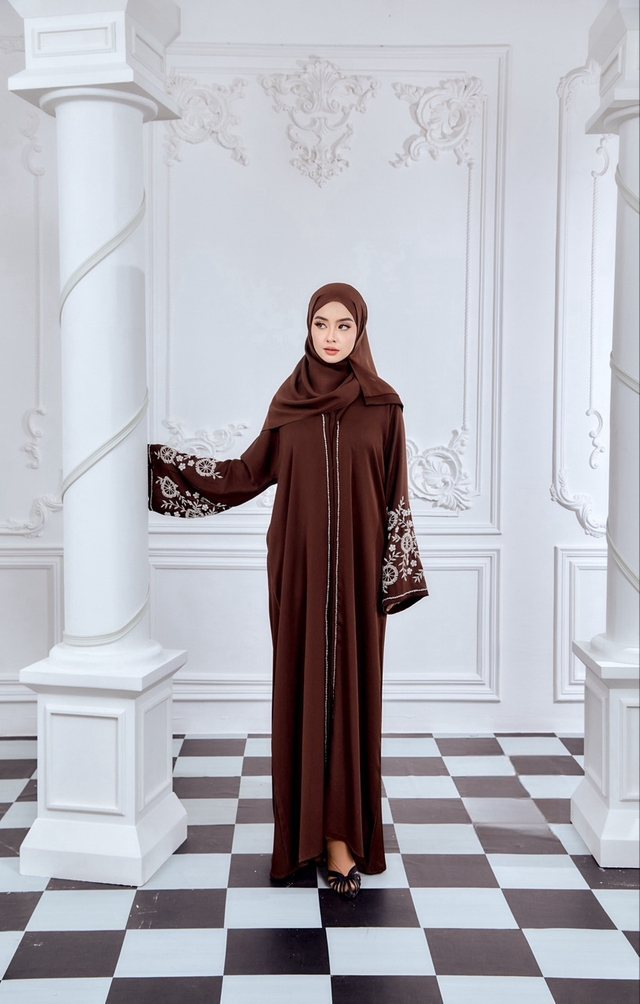 SIPO Muslim Fashion Pretty Embroidery Luxury Abaya Material Fabric Dubai Abaya Designs Dubai New Arrivals