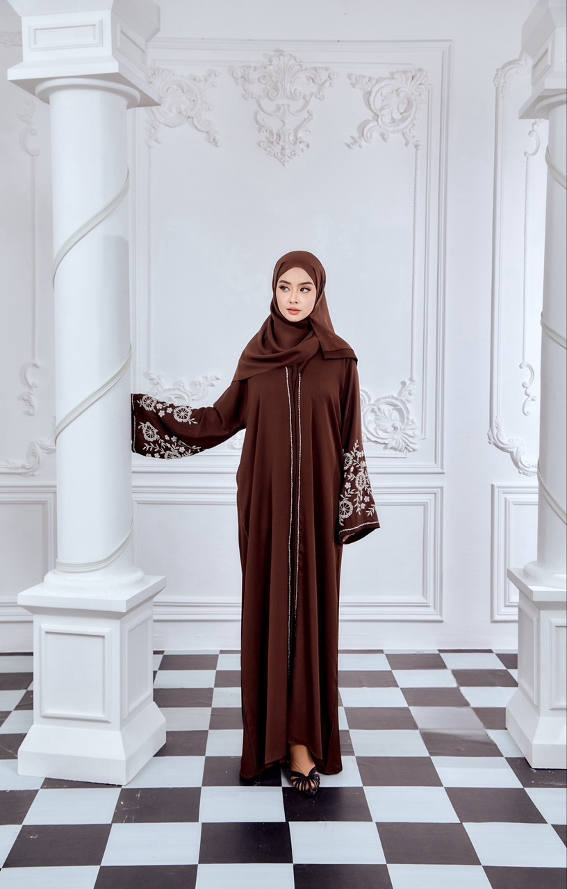 SIPO Muslim Fashion Pretty Embroidery Luxury Abaya Material Fabric Dubai Abaya Designs Dubai New Arrivals