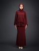 SIPO 2024 Wholesale Custom Mini Kurung Lace Round Neck Muslim Women Dress Malaysia Baju Kurung