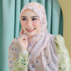 SIPO Tudung Bawal Customized Premium Cotton Voile Printed Floral Square Scarf Hijab Bidang 47 Hot Muslim Scarf For Muslim Women
