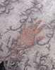 Embroidery Lace PEARL BEADED LACE IN CHARCOAL GREY