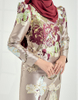 Embroidery Baju Kurung Moden Flower Lace