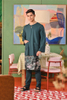 SIPO Malaysia Men's Clothing Traditional Men's Baju Melayu Timeless Elegance with Metal Ring Buttons