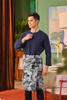 SIPO Oem Design Eid Malaysia Men's Traditional Kurta with Key-Hole Neckline And Button Detail