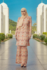 SIPO 2024 New Design Custom Printed Pattern Baju Kurung Malaysia Embroidered with Sequins Dress for Wanita Muslimah