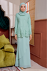 SIPO Wholesale Luxury 2024 Latest Malaysia Baju Kurung Moden with Lace Premium Royal Silk Women Muslim Dress