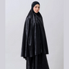 SIPO Malaysia Dress Textured Satin Singapore Ramadan Prayer Borong Travel Telekung Muslim Women Custom Oem Prayer Dress