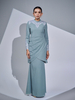 SIPO Wholesale Premium Chiffon Malaysia Baju Kurung Modest Sets with Lace for Women 