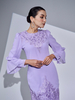 SIPO Wholesale Luxury 2024 Latest Elegant Embroidery Lace Muslim Dress Malaysia Baju Kurung Modern