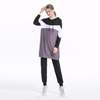 SIPO Free Shipping Latest Design Hooded Long Sleeves Islamic Clothing Women Sweatshirt Muslim Sportswear 