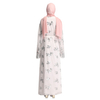 Middle East Lace Modest Muslim Islamic Open Abaya Kimono