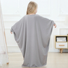 Middle East Pure Color Bat Sleeve Child Kid Modest Muslim Islamic Abaya