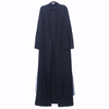 Nida Black Modesty Kimono Arab Robe Cardigan Islamic Open Abaya Muslim Fashion