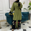 New Ramadan Cardigan Robe Stitching Embroidery Turkish Islamic Muslim Kimono