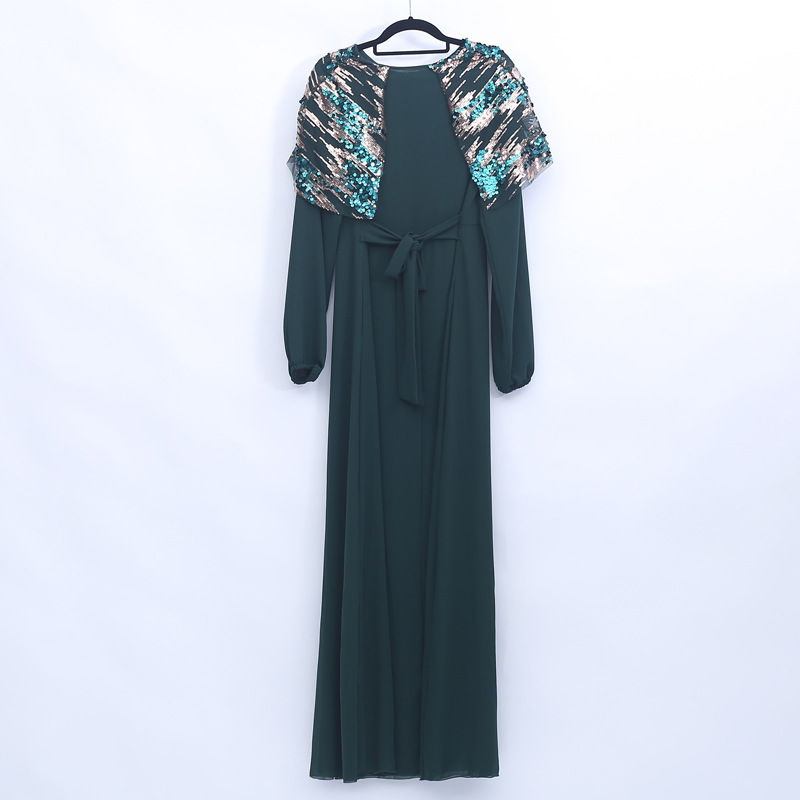2021 Latest Designs Maxi Dress Long Sleeve Jubah Islamic Clothing Muslim Dresses Abaya