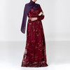 Middle East Dubai Saudi Double Layer Dresses Umbrella Cut Muslim Islamic Dress