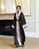 Cheap Turkish Muslim Dresses Front Open Abaya Loose Islamic Clothing Cardigan Kimono