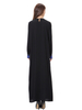 Arabian Dubai Comfortable Round Neck Applique Muslim Islamic Women Abaya Dresses Clothing