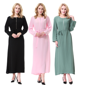 Muslim Arab Middle East Dubai Modest Women Saudi Malaysia Ladies Robe Long Skirt Dress