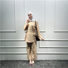 Muslim Women Baju Kurung Dubai Abaya Islamic Clothing Set Outfit Casual Muslim Dresses