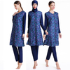 Elegant And Conservative Swimwear Wholesale Muslim Three-piece Large Size Beachwear