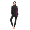 Conservative Swimsuit Three-piece Suit, Customizable Zippered Hooded Tight-fitting Swimsuit