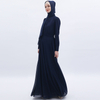 Double Layers Chiffon High Waist Muslim Islamic Abaya Modest Dress