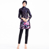 SIPO FREE SHIPPING Women Islamic Clothing Navy Color Swim Wear High Quality Ladies Modest Muslim Swimsuits