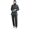 SIPO Fashionable Muslim Islamic Swimming Wear Burkini Maxi Length Waist Tie
