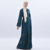 New Fashion Loose Muslim Sequin Cardigan Kimono Turkish Modest Clothing