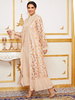 Lace Leaf Embroidery Modest Muslim Islamic Open Abaya Kimono Cardigan For Ladies
