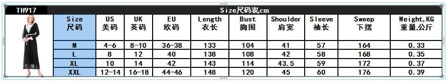 Burkha V-Neck Breathable Long Sleeve Color Stitching Muslim Islamic Clothing Dress Women Abaya (3)