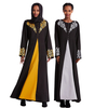 Turkish Modest Round Neck Long Sleeve Robes Muslim Islamic Women Abaya Dress Clothing 