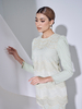 SIPO Newest Trend Women Baju Kurung Malaysia Fashion Elegant Abaya Muslim Dress